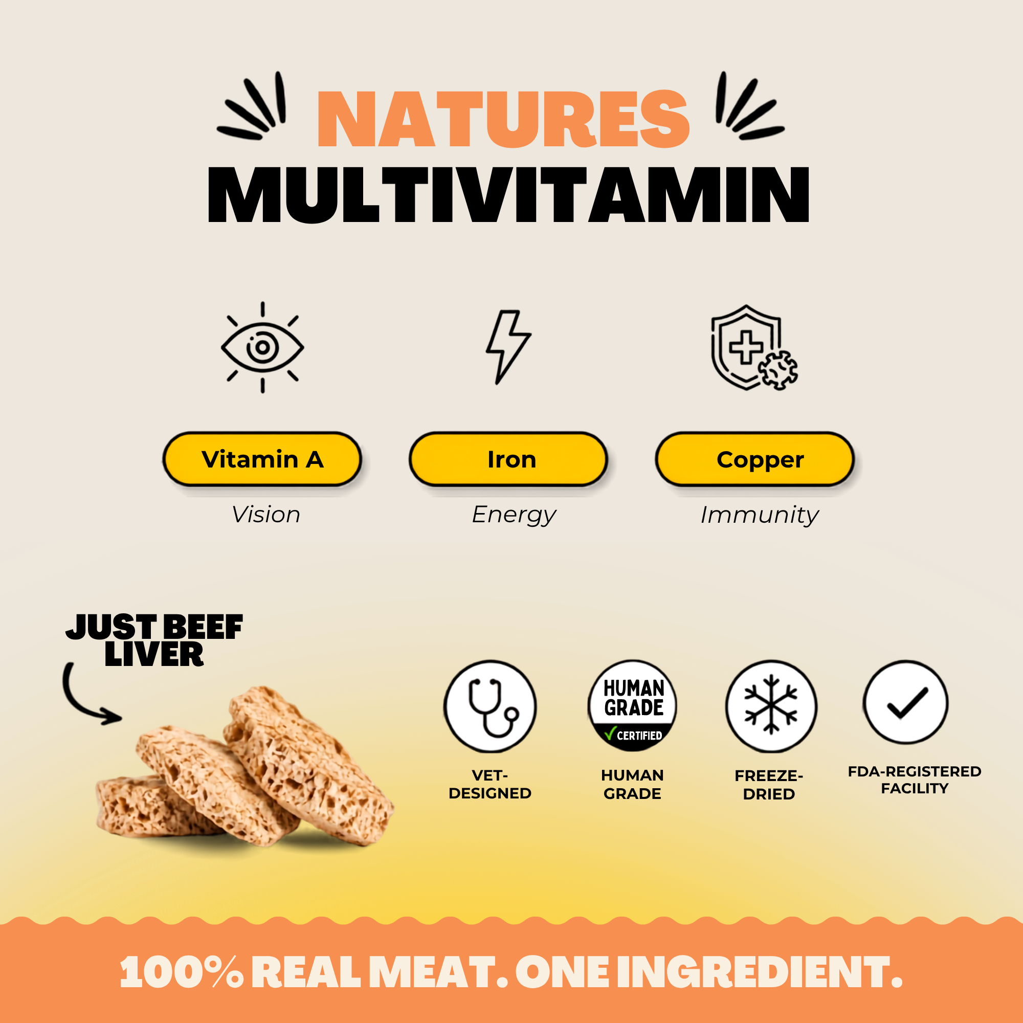 Freeze-Dried Beef Liver for Cats