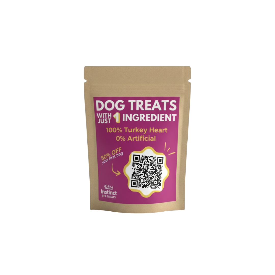 Turkey Heart Sample Minis - Dog Treats