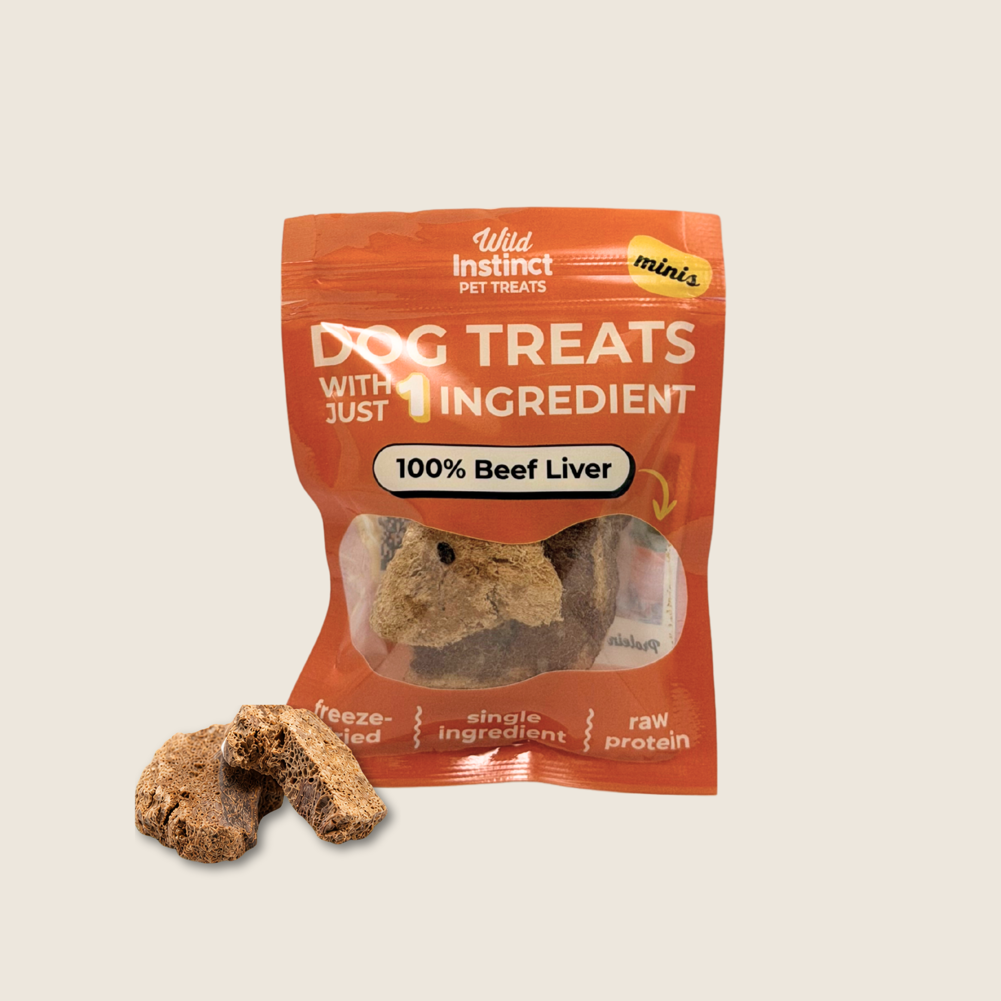 Beef Liver Minis - Single Ingredient Dog Treats