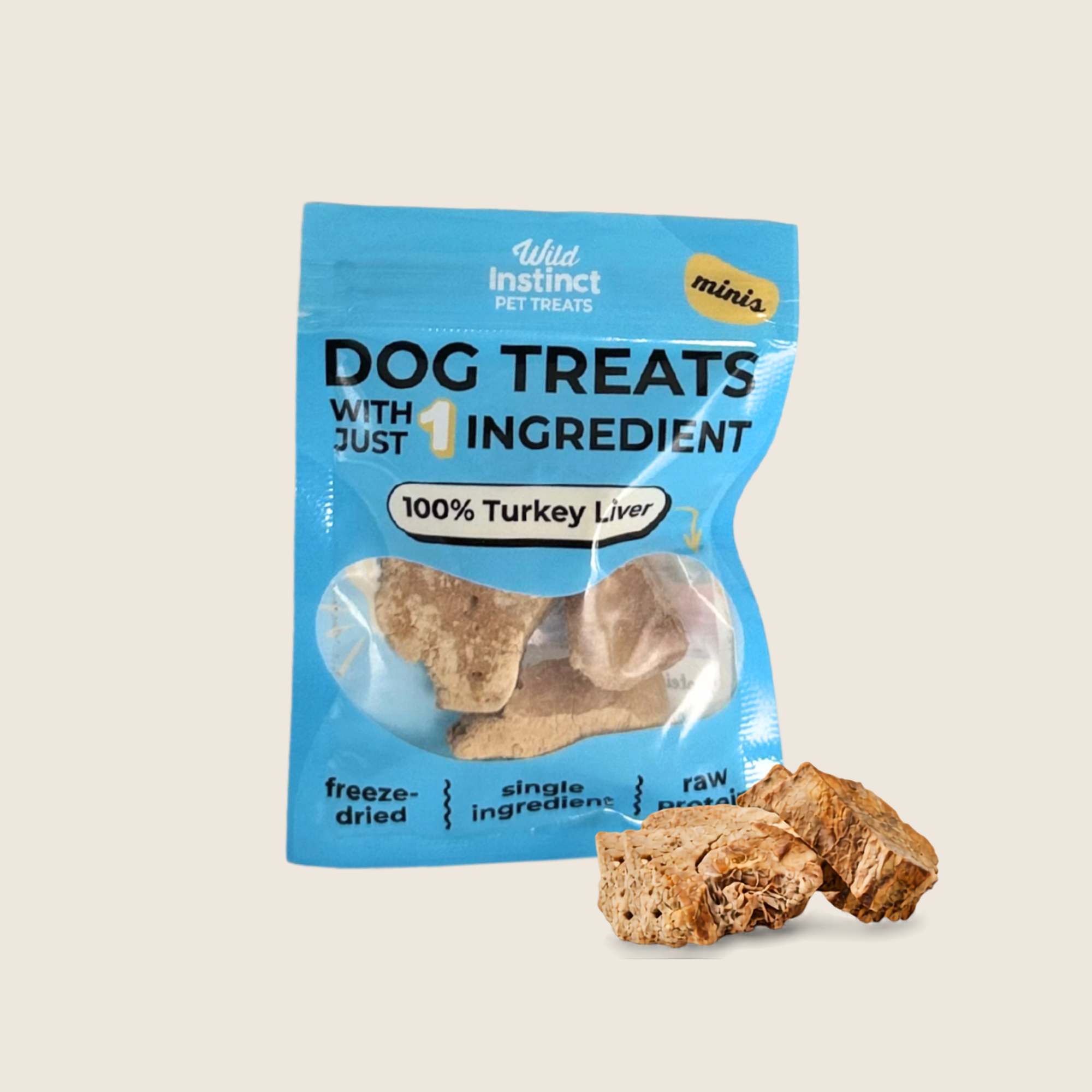 Turkey Liver Minis - Single Ingredient Dog Treats