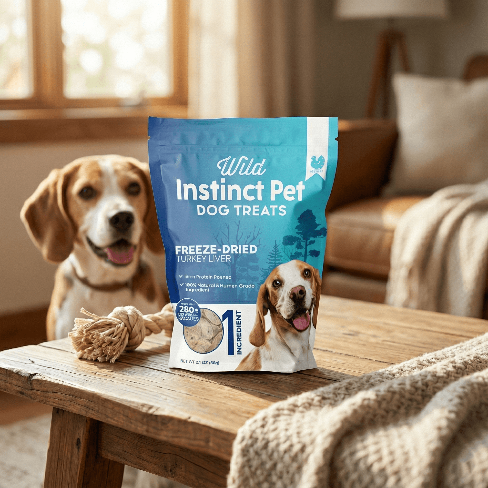 Freeze-Dried Turkey Liver Dog Treats