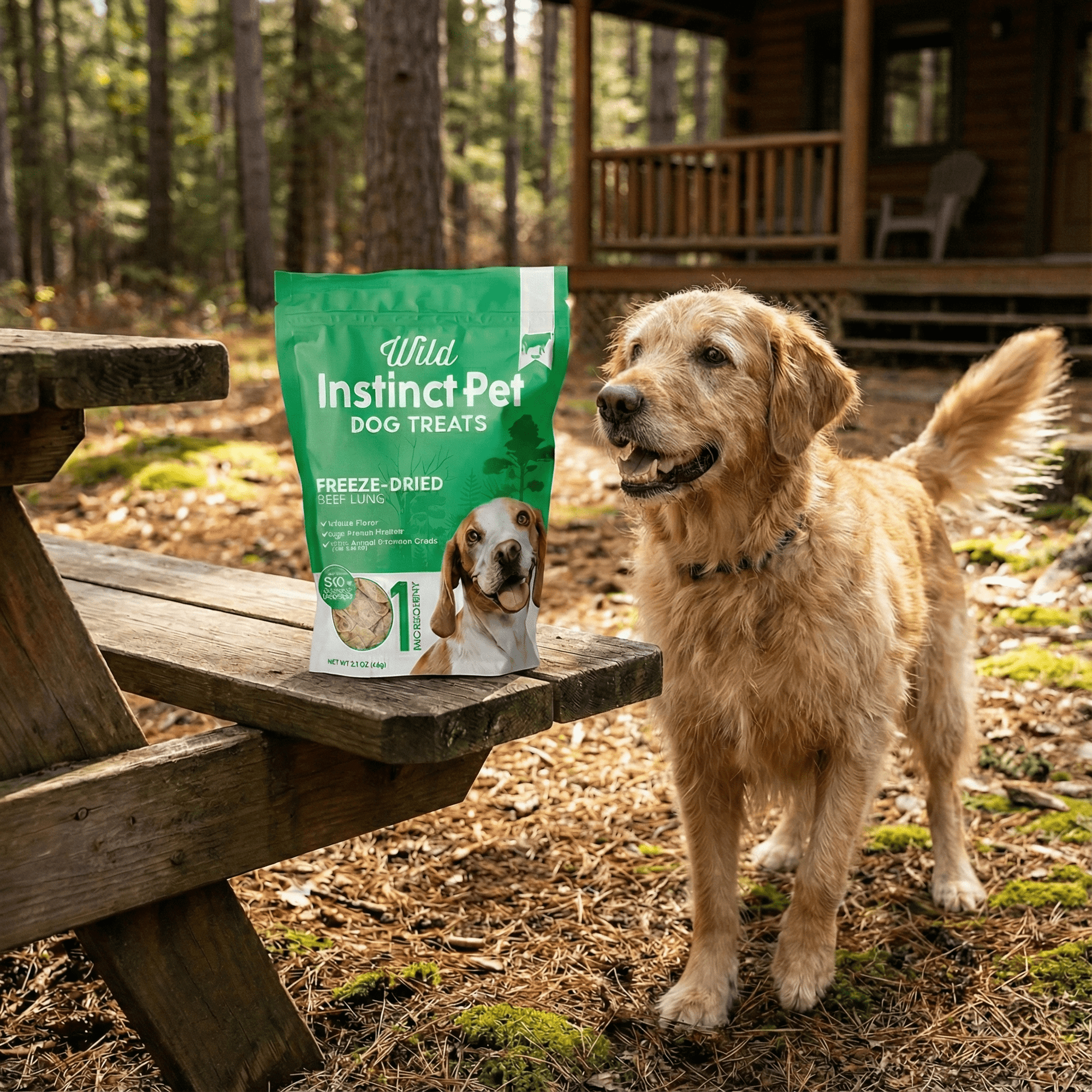 Freeze-Dried Beef Lung Dog Treats