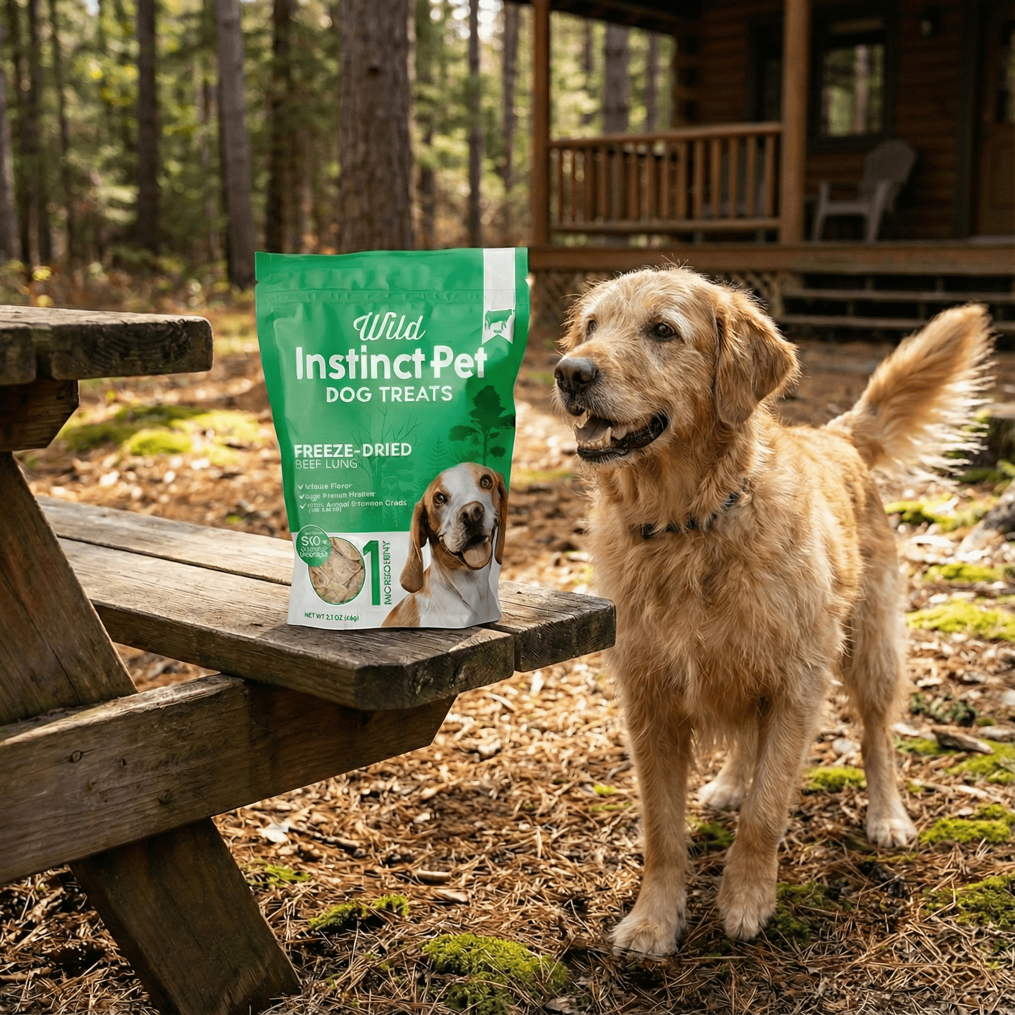 Freeze-Dried Beef Lung Dog Treats