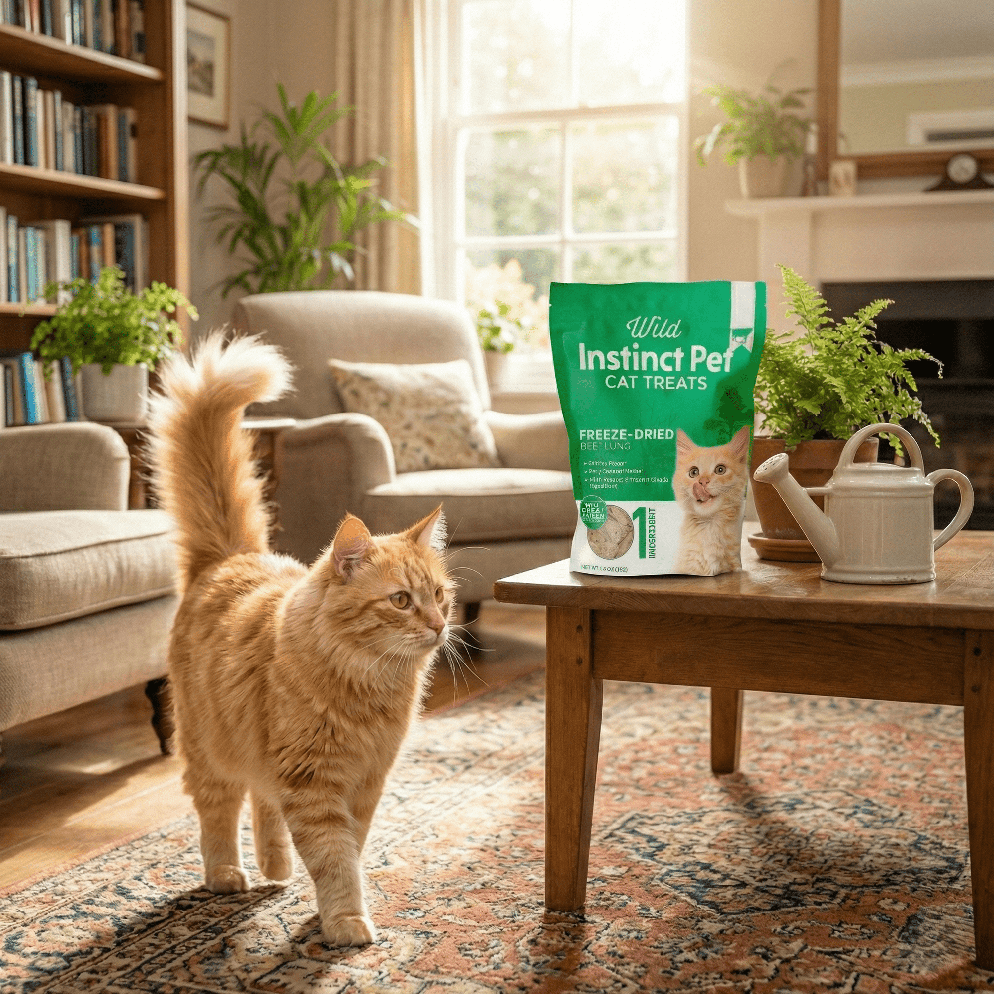 Freeze-Dried Beef Lung Cat Treats